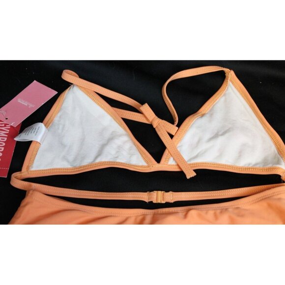 2006 Gymboree Freshly Picked Swimsuit Light Orange Bikini Flowers 2pc sz 10 - Picture 7 of 9